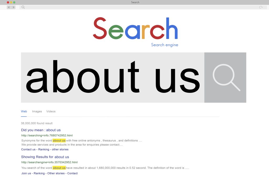 search results